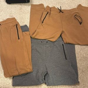 3 pairs of boys joggers